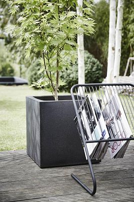 Square Resin Planter by Cadix Capi Tutch