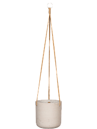 Rough Fibreclay Hanging Planter | Indoor and Outdoor Plant Pot