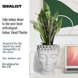 IDEALIST Lite Buddha Face Plant Pot Indoor