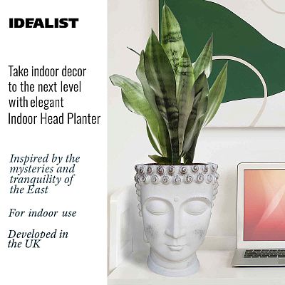 IDEALIST Lite Buddha Face Plant Pot Indoor