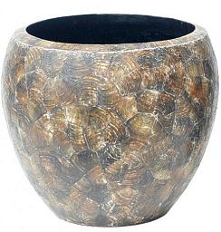 Oceana Couple Round Indoor Planter