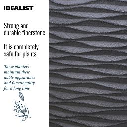 IDEALIST Lite Wave Style Outdoor Egg Planter