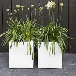 Florida Outdoor Aluminum Square Planter