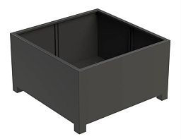 Florida with Feet Outdoor Aluminum Square Planter