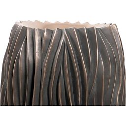 River Aluminium Round Tall Polystone Outdoor Planter