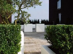 AXIS Trough Outdoor Fiberglass Planter