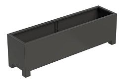 Florida with Feet Outdoor Aluminum Trough Planter