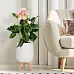 IDEALIST Lite Honeycomb Style Egg Planter on Legs, Round Pot Plant Stand Indoor