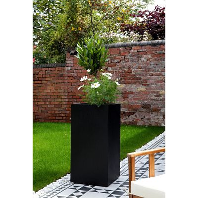 IDEALIST Lite Tall Square Contemporary Light Concrete Planter