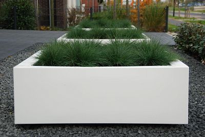 Florida Outdoor Aluminum Square Planter