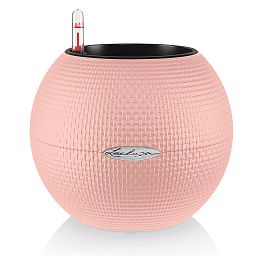 LECHUZA PURO Color Round Poly Resin Self-watering Planter