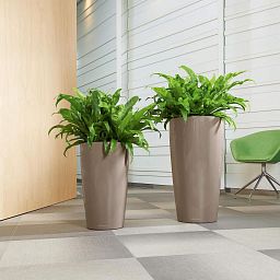 LECHUZA RONDO Round Tall Poly Resin Planter Only