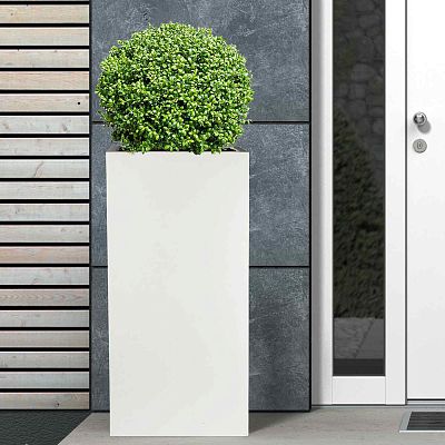 IDEALIST Lite Tall Square Contemporary Light Concrete Planter
