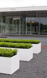Florida Outdoor Aluminum Trough Planter