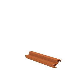 2 Steps Corten Steel Stair