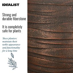 IDEALIST Lite Row Style Round Indoor Planter