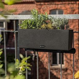 LECHUZA BALCONERA Stone Trough Poly Resin Self-watering Planter Set