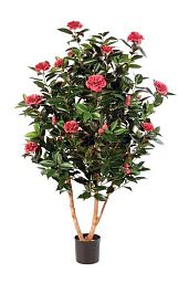 Camelia Japonica Artificial Tree Plant