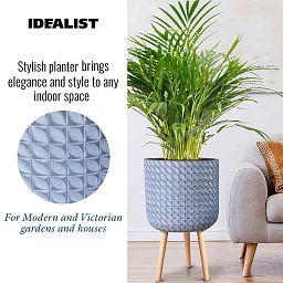 IDEALIST Lite Faceted Effect Planter on Legs