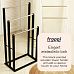 Froppi Bamboo Free Standing Towel Rack, Wooden Towel Holder and Ladder with 3 Bars