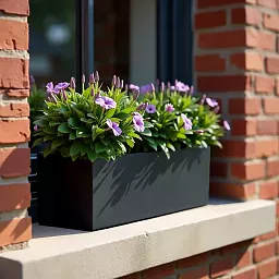 IDEALIST Lite Contemporary Light Concrete Trough Planter