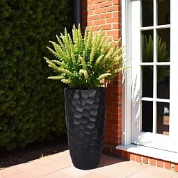 IDEALIST Lite Mosaic Style Tall Round Vase Planter Outdoor Plant Pot