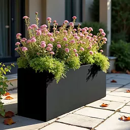 IDEALIST Lite Contemporary Light Concrete High Trough Planter