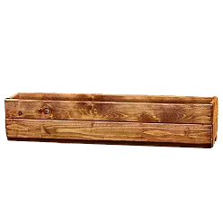 Rustic Scandinavian Redwood Window Box Outdoor Planter Made in UK by HORTICO