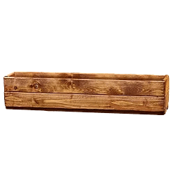 Rustic Scandinavian Redwood Window Box Outdoor Planter Made in UK by HORTICO