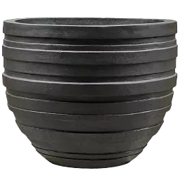 Polystone Ribbed Planter | Indoor and Outdoor Plant Pot