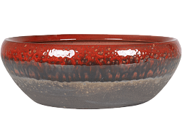 Amora Bowl Glazed Clay Planter