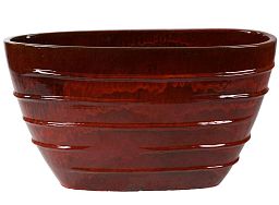 Ceramic Medium Bowl Glossy Planter Pot In/Out