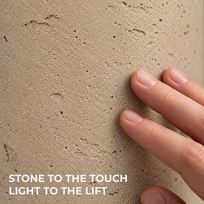 Rough Fibreclay Planter | Indoor and Outdoor Plant Pot Cylinder