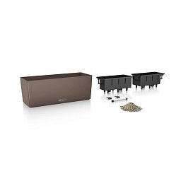 LECHUZA BALCONERA Color Trough Poly Resin Self-watering Planter Set
