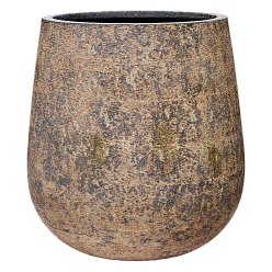 Atlas Round Planter | Fiberstone Indoor and Outdoor Plant Pot Vase