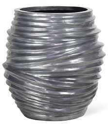 Toga Round Tall Polystone Outdoor Planter