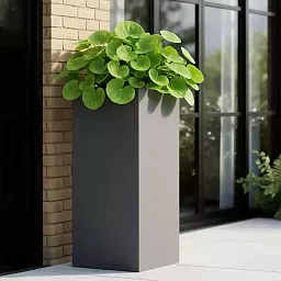 IDEALIST Lite Tall Square Contemporary Light Concrete Planter