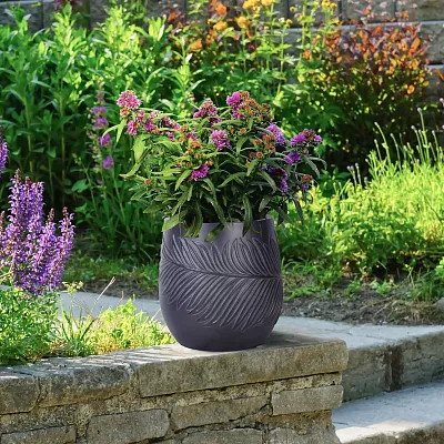 IDEALIST Lite Leaf Embossed Egg Planter