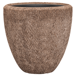 Polystone Egg Planter + Liner | Indoor Plant Pot
