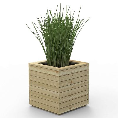 Outdoor Wooden Modular Seating by Forest Garden