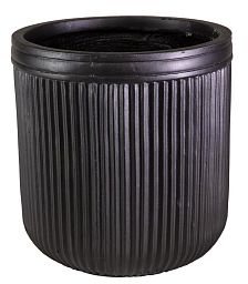 IDEALIST Lite Vertical Ribbed Vintage Style Round Planter