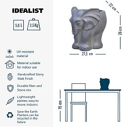 IDEALIST Lite Elephant Plant Pot Indoor