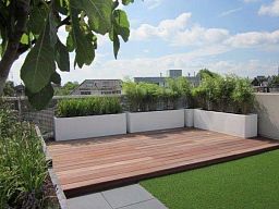 Raised Fiberstone Trough Planter by Idealist Premium JORT