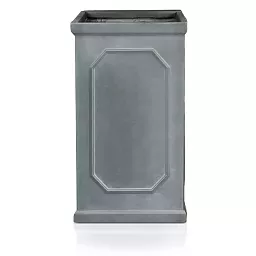 IDEALIST Lite Faux Lead Chelsea Light Concrete Tall Square Planter