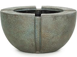 Patina Bowl Polystone Outdoor Planter
