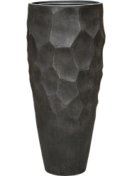 Polystone Tall Planter + Liner | Large Indoor Plant Pot Vase