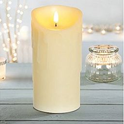 Christmas FlickaBright LED Melted Edge Candle