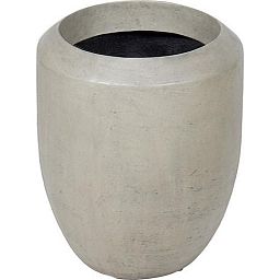 Cigar Round Tall Polystone Outdoor Planter