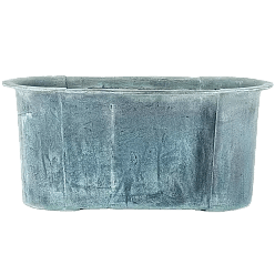Provencal Fiberglass Trough B.Copper Planter Pot In/Out