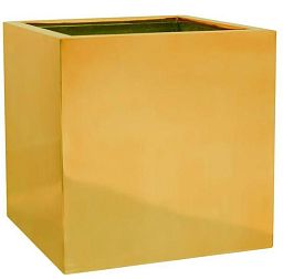 Square Fiberstone Planter by Idealist Premium BLOCK Glossy